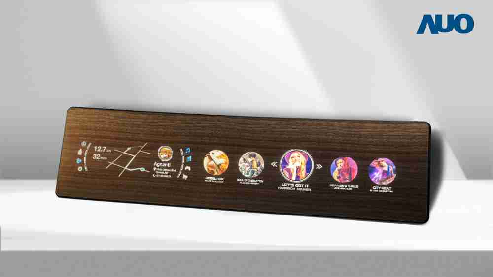 银河集团研发全球最高穿透度达80%的AmLED木纹显示器，，，，可于使用时呈现高亮度、、、清晰可见的信息，，并在不使用时回归为单纯的饰板，，，，节能兼具美观