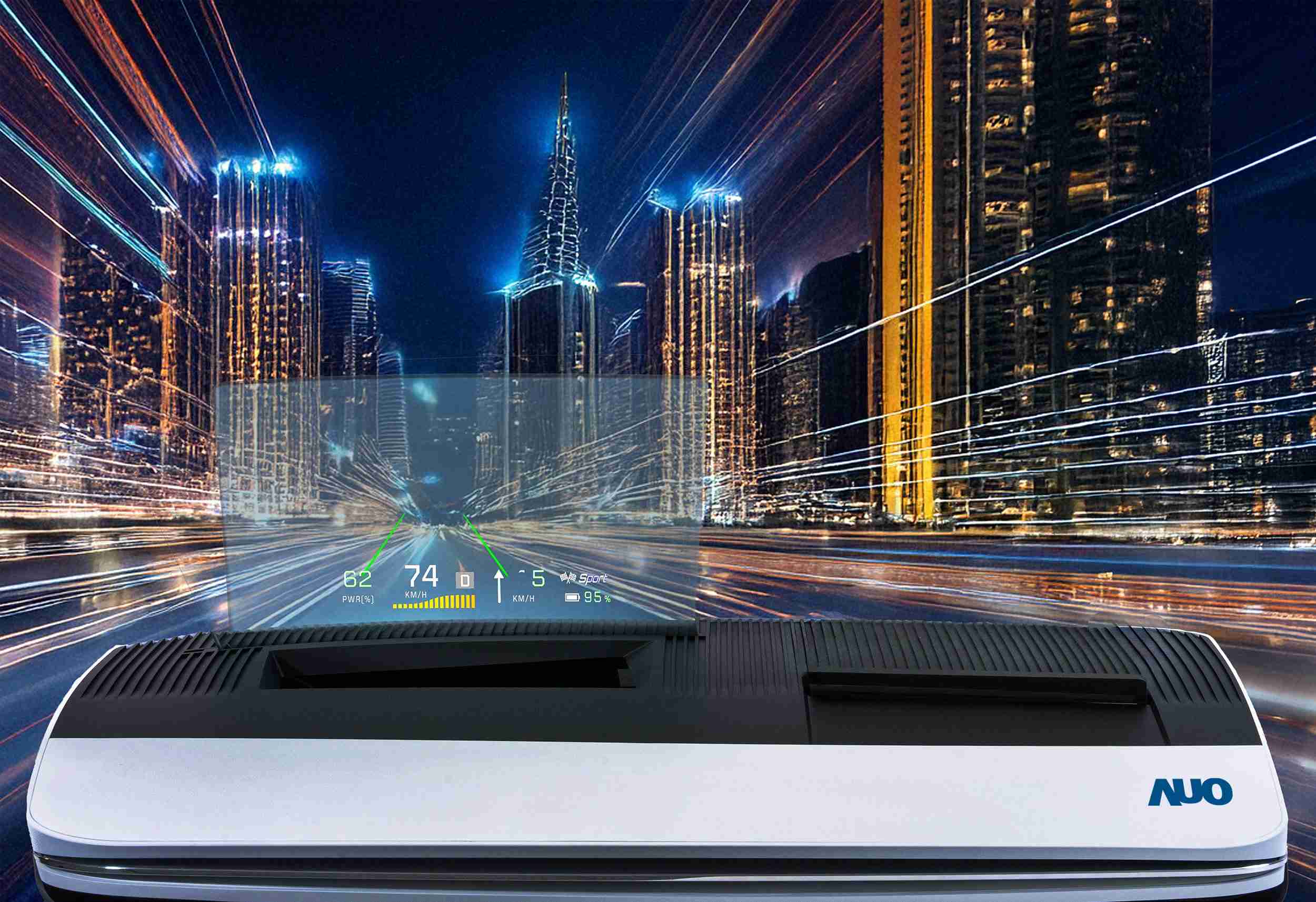 银河集团推出13吋Micro LED抬头显示器，，，，提供高入眼亮度、、、、高色彩饱和度的显示质量，，，在阳光下或黑暗中都清晰可见，，，并利用Micro LED模块体积小的优势，，，解决车用空间有限的痛点